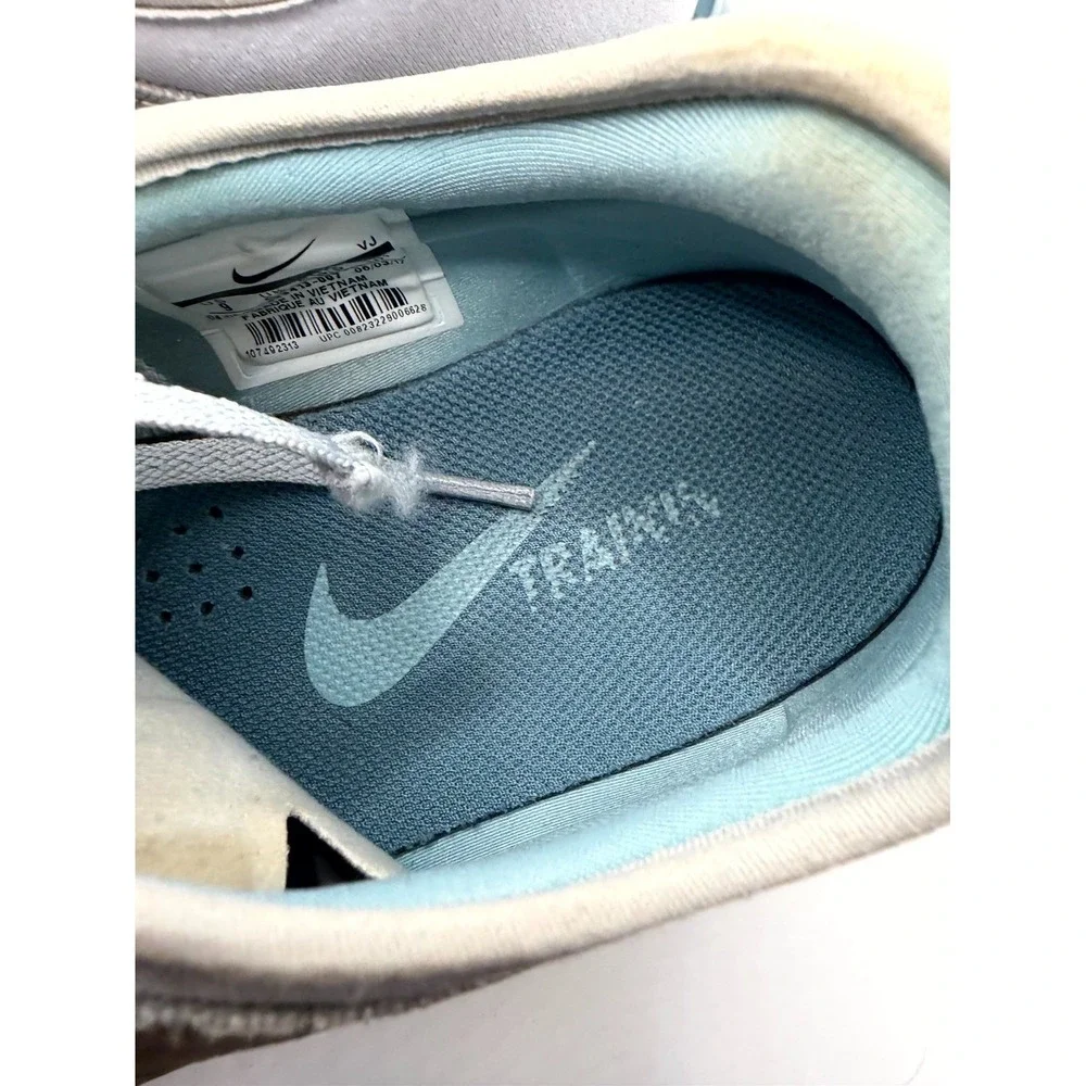 Nike Free TR 6 833413-007‎ Womens 9 Sneaker Wolf Gray Blue Mesh Running Shoes